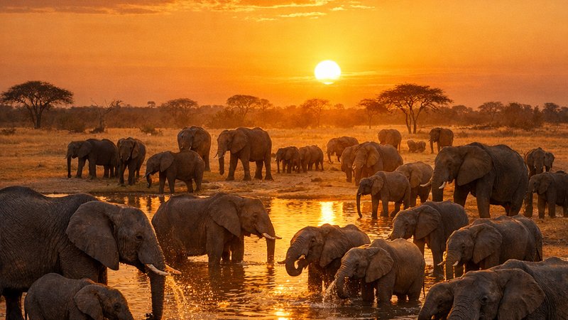 Hwange Safari Zimbabwe